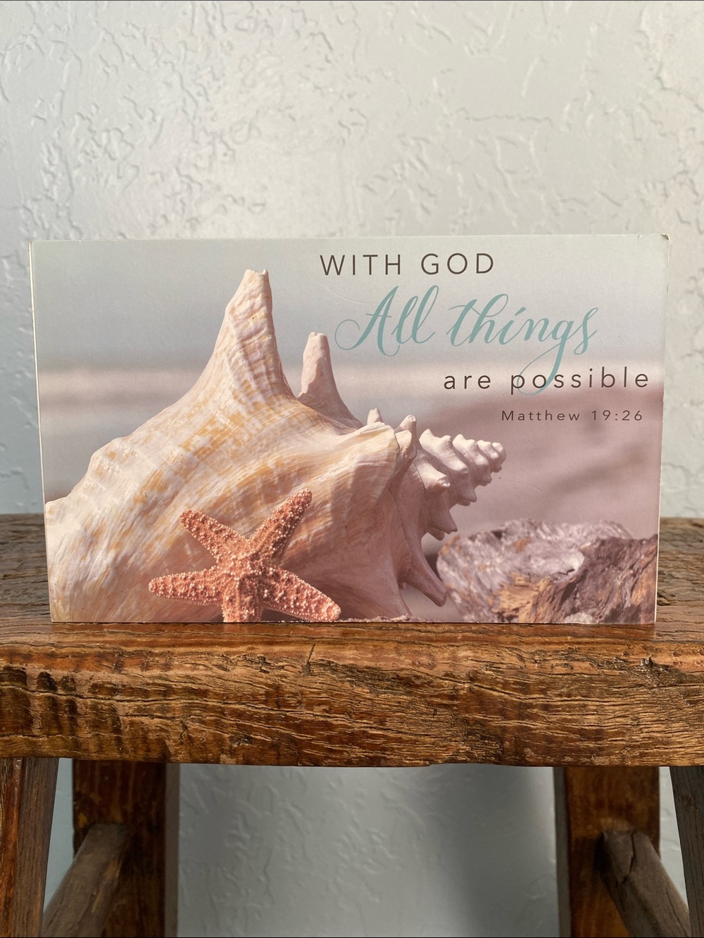 🐚Beach🐚Scripture Plaque - Picture 1 of 12